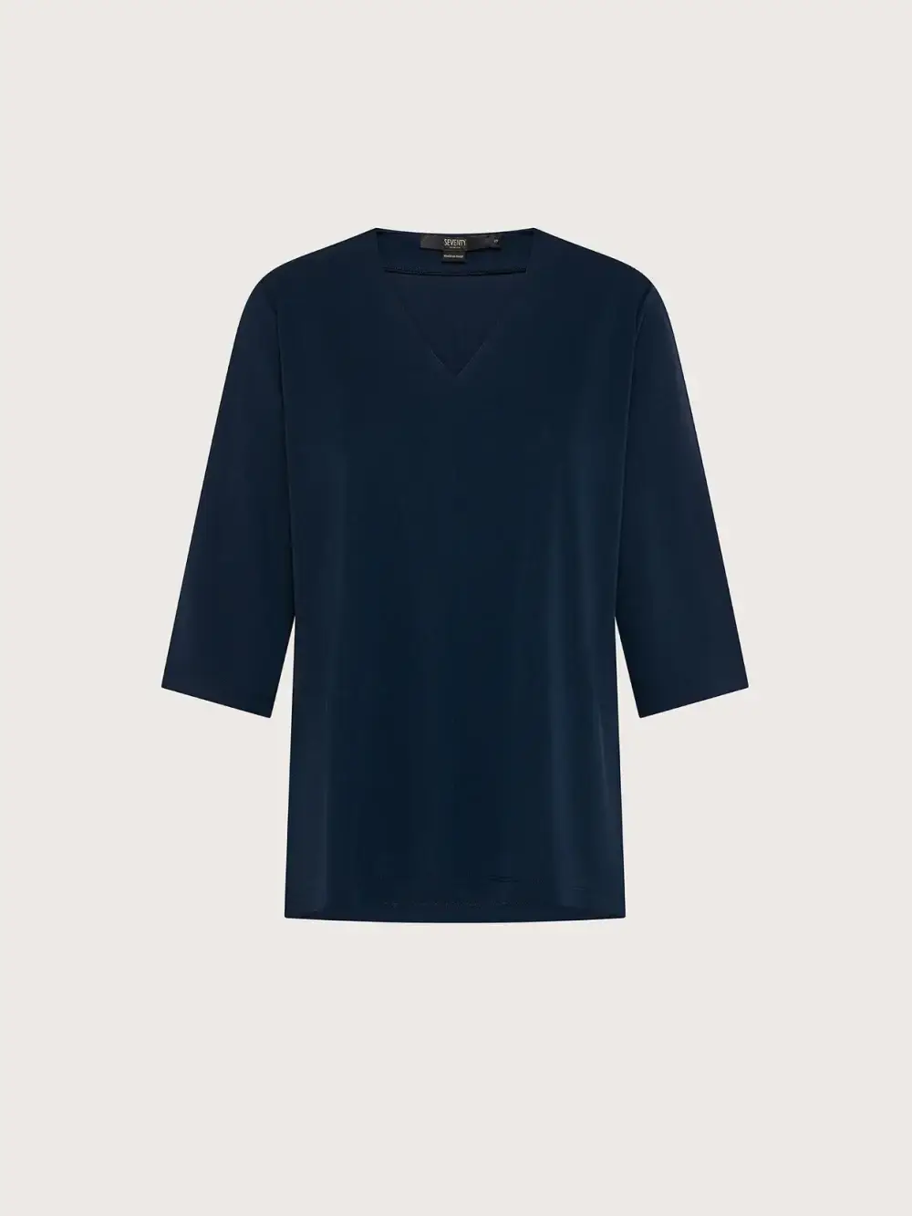 Cardigan Jersey Crepe bleu