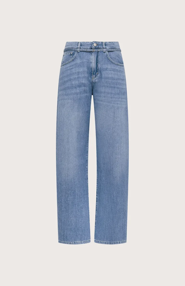 Pantalon jean denim indaco