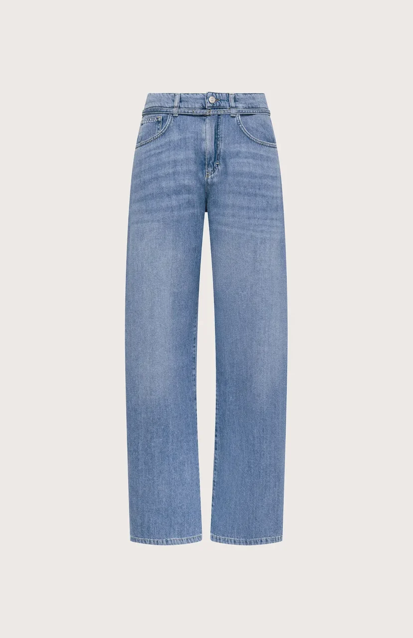 Pantalon jean denim indaco