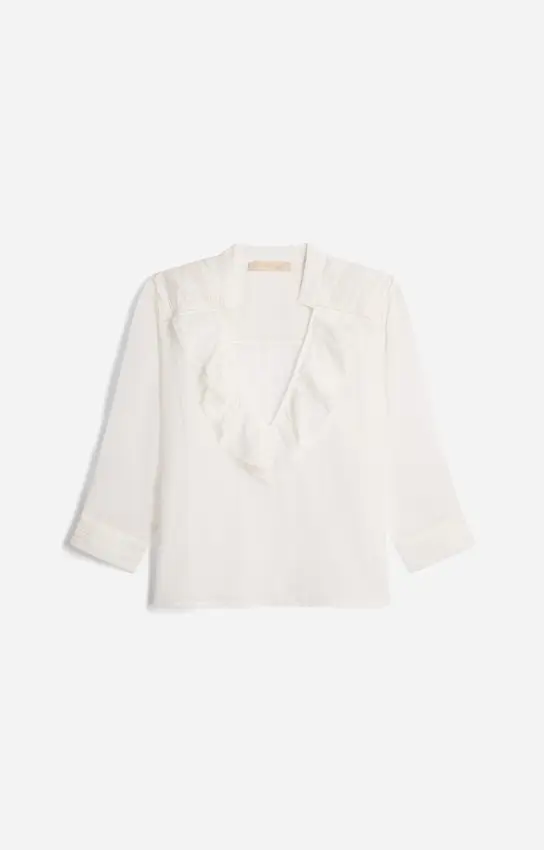 6EVA53-V09892 Blouse Grenet blanc