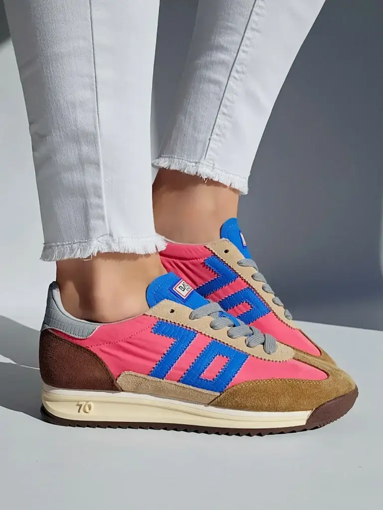 Baskets JOGGER 55 Camel & Coffee – Back 70