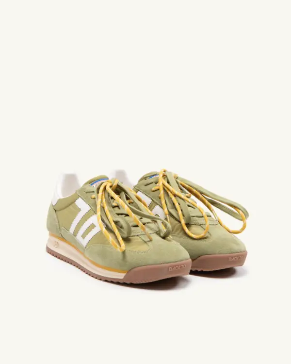 Baskets JOGGER Spongy Nylon Olive – Back 70