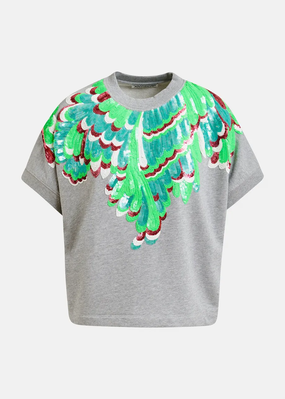 Sweat-shirt brodé Jolies