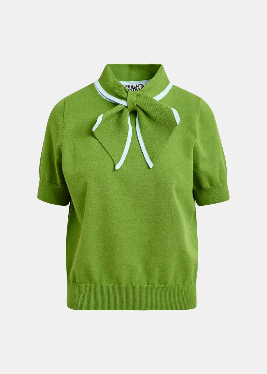 Polo en maille vert Jonda