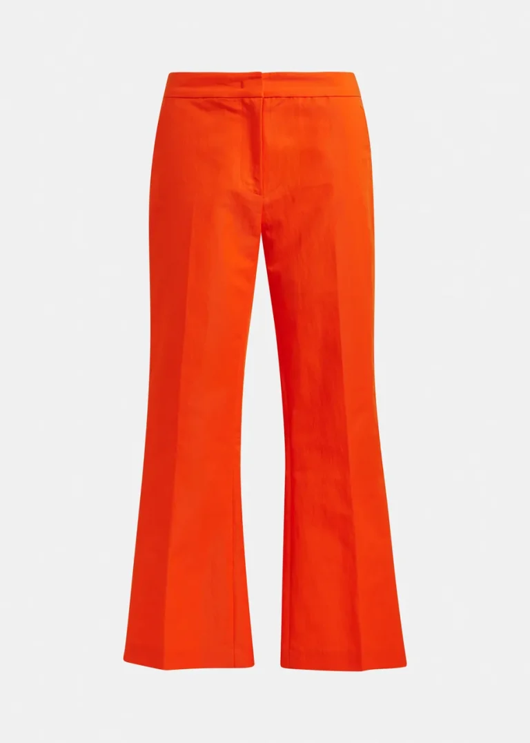 Pantalon court évasé orange Jordy