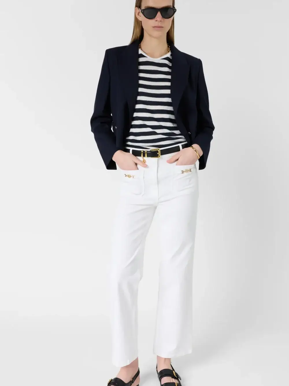 ean droit à mors dorés - ALLIE Blanc - Gérard Darel