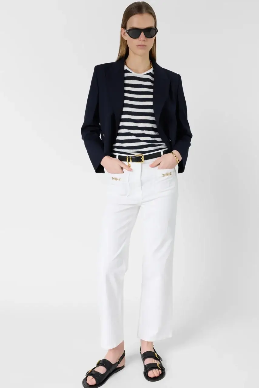 ean droit à mors dorés - ALLIE Blanc - Gérard Darel