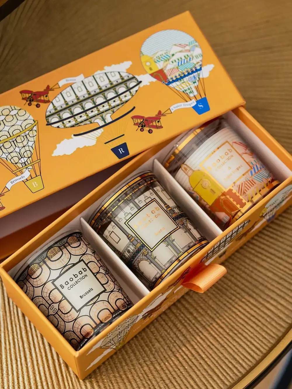 COFFRET TRIO TRAVEL Orange