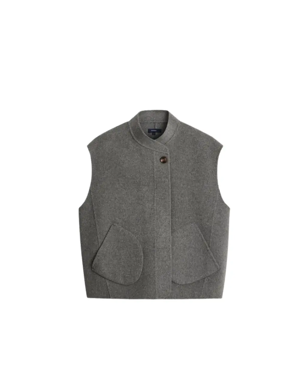 Blouson Adeline gris clair sans manches – Soeur