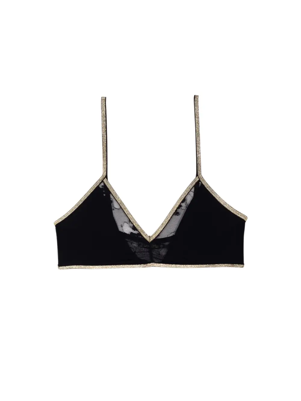 Brassière Georgia Bi-Matières Black Lace – La Nouvelle