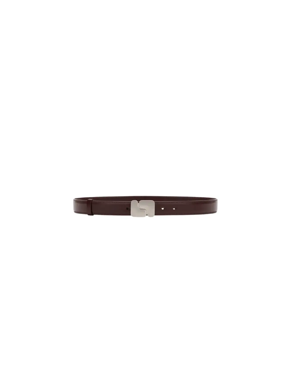 Ceinture Ninon bordeaux en cuir – Soeur