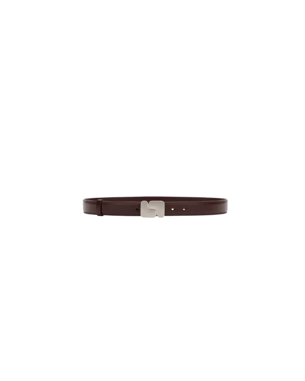 Ceinture Ninon bordeaux en cuir – Soeur