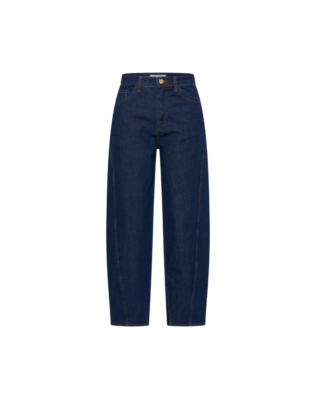 Découvrez le jean Begum Dark Denim By-Bar chez Concept 102 : denim bleu foncé, taille mi-haute et longueur cheville pour un jean facile à porter au quotidien.