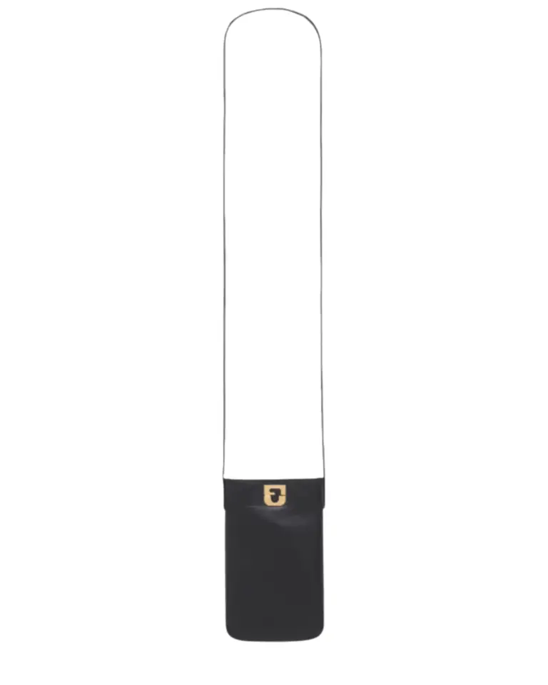 Porte-téléphone Ladyphone noir en cuir – Gérard Darel