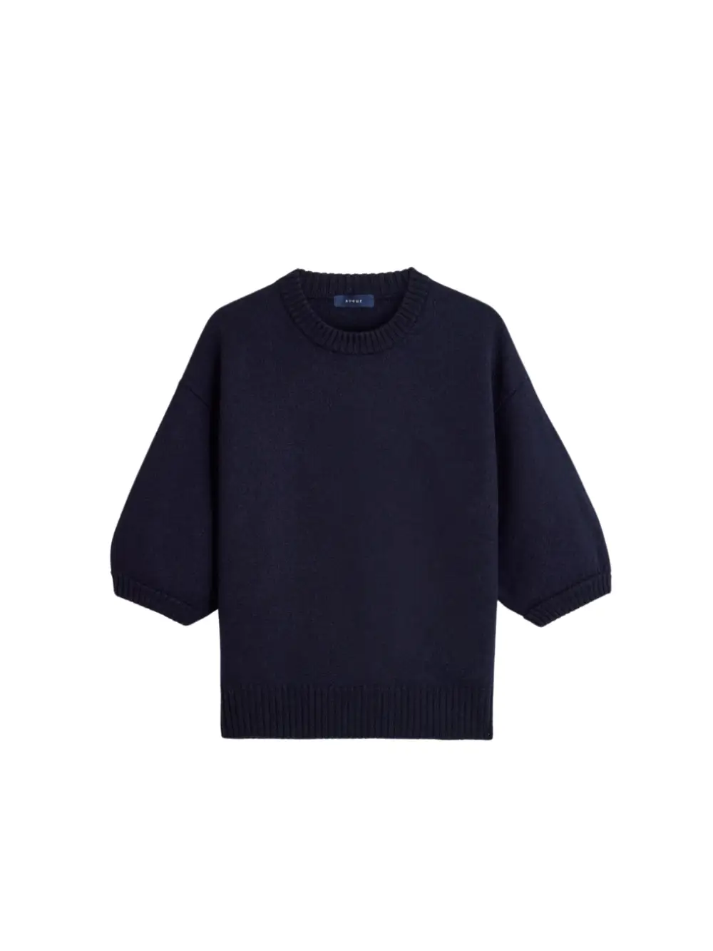 Pull Lise navy en laine mérinos – Soeur