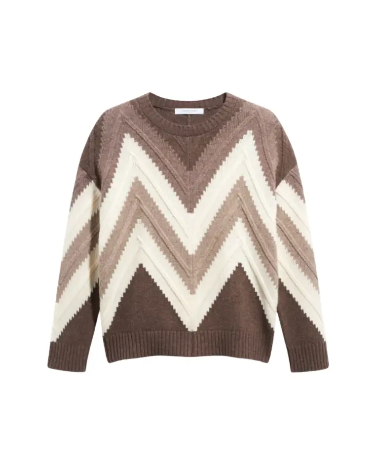 Pull Reca à chevrons en laine – Gérard Darel