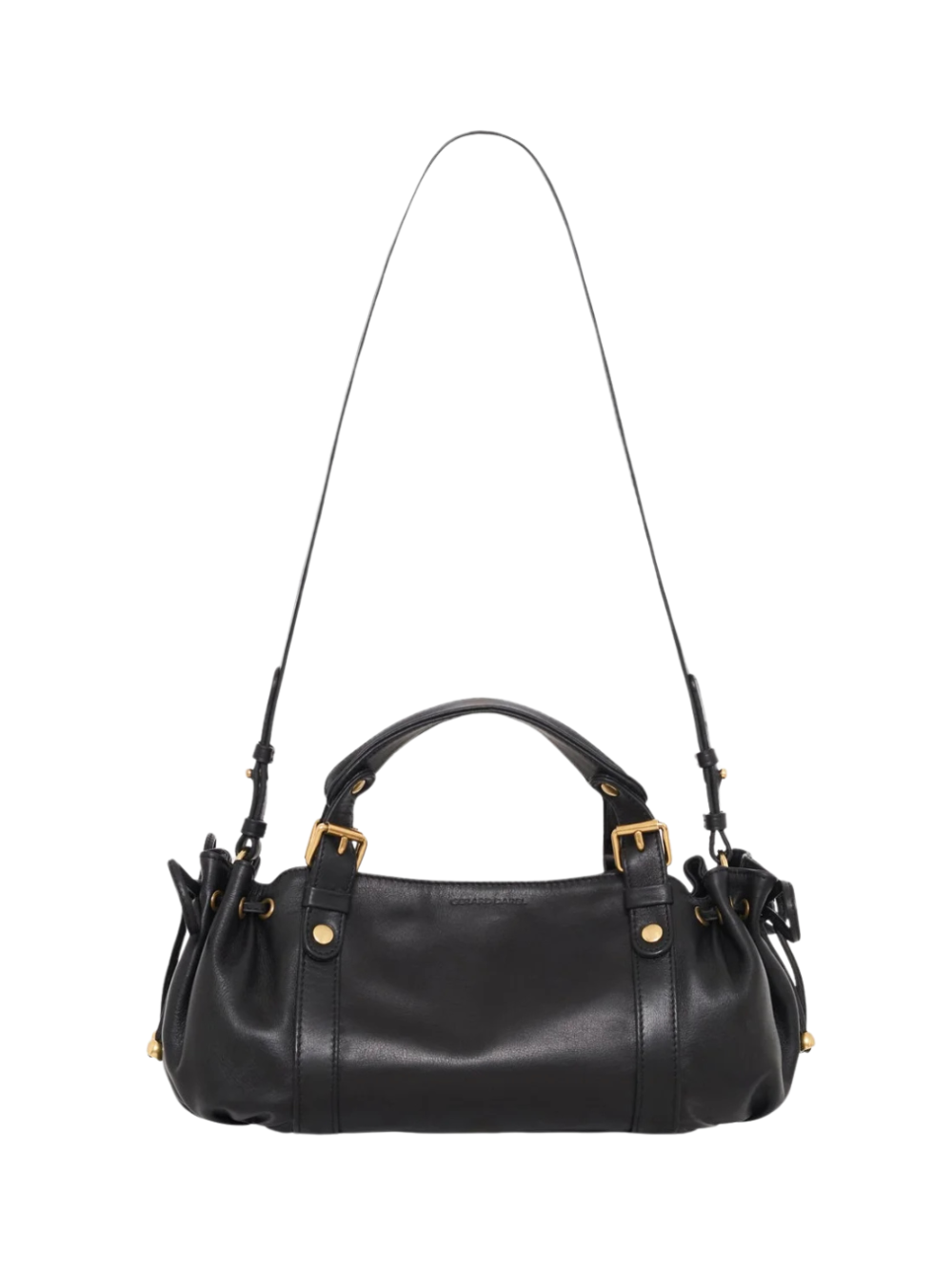 Sac Mini 12H bordeaux en cuir – Gérard Darel