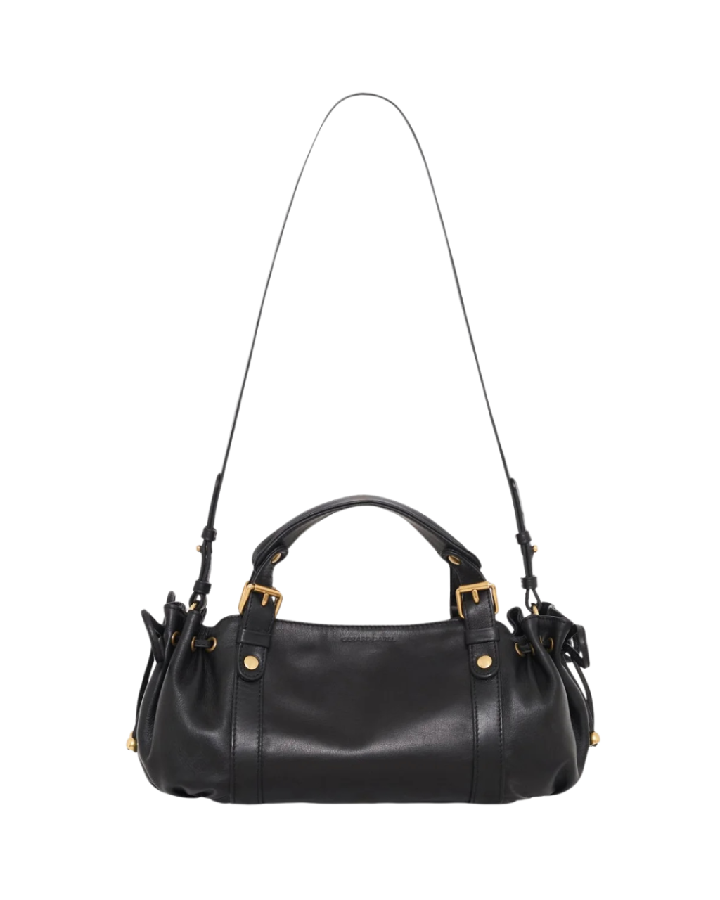 Sac Mini 12H bordeaux en cuir – Gérard Darel