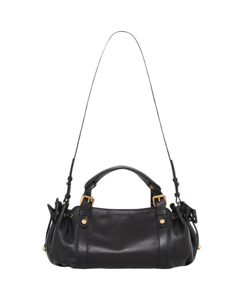 Sac Mini 12H bordeaux en cuir – Gérard Darel