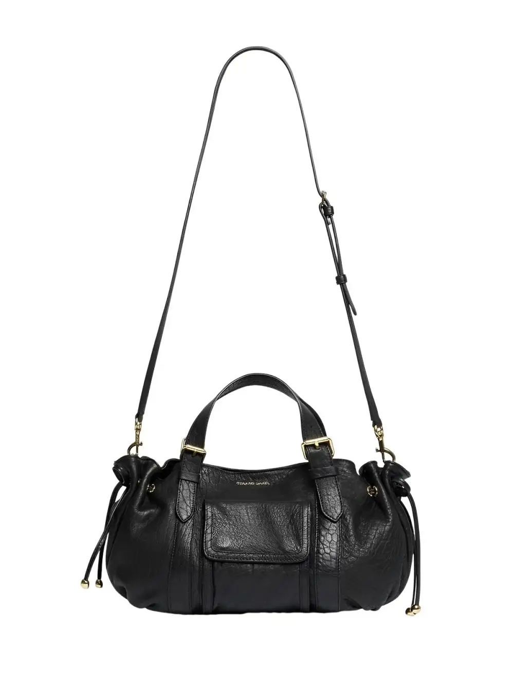 Sac à main en cuir bubble noir Gerard Darel