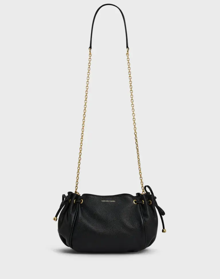 Sac en cuir grainé - LE MINI 24 noir