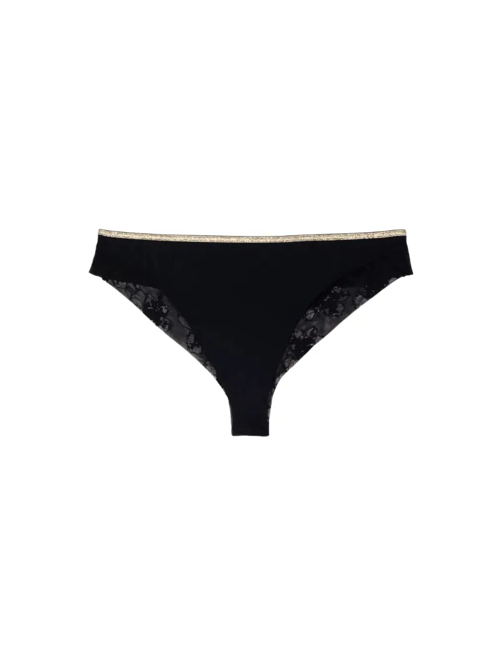 Tanga Nina bi-matières Black Lace – La Nouvelle