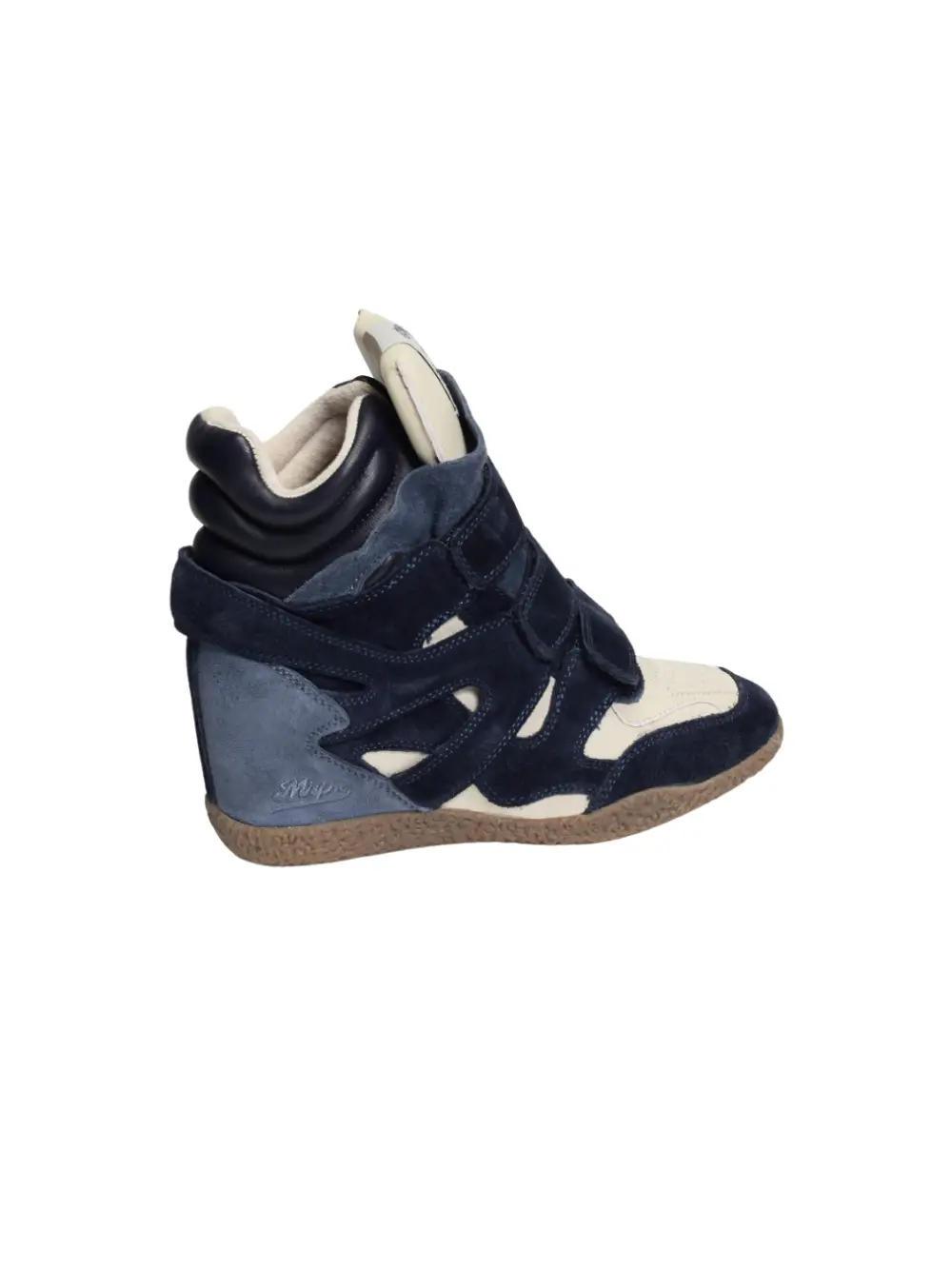 Baskets Chamonix bleu marine et beige – MRP Star