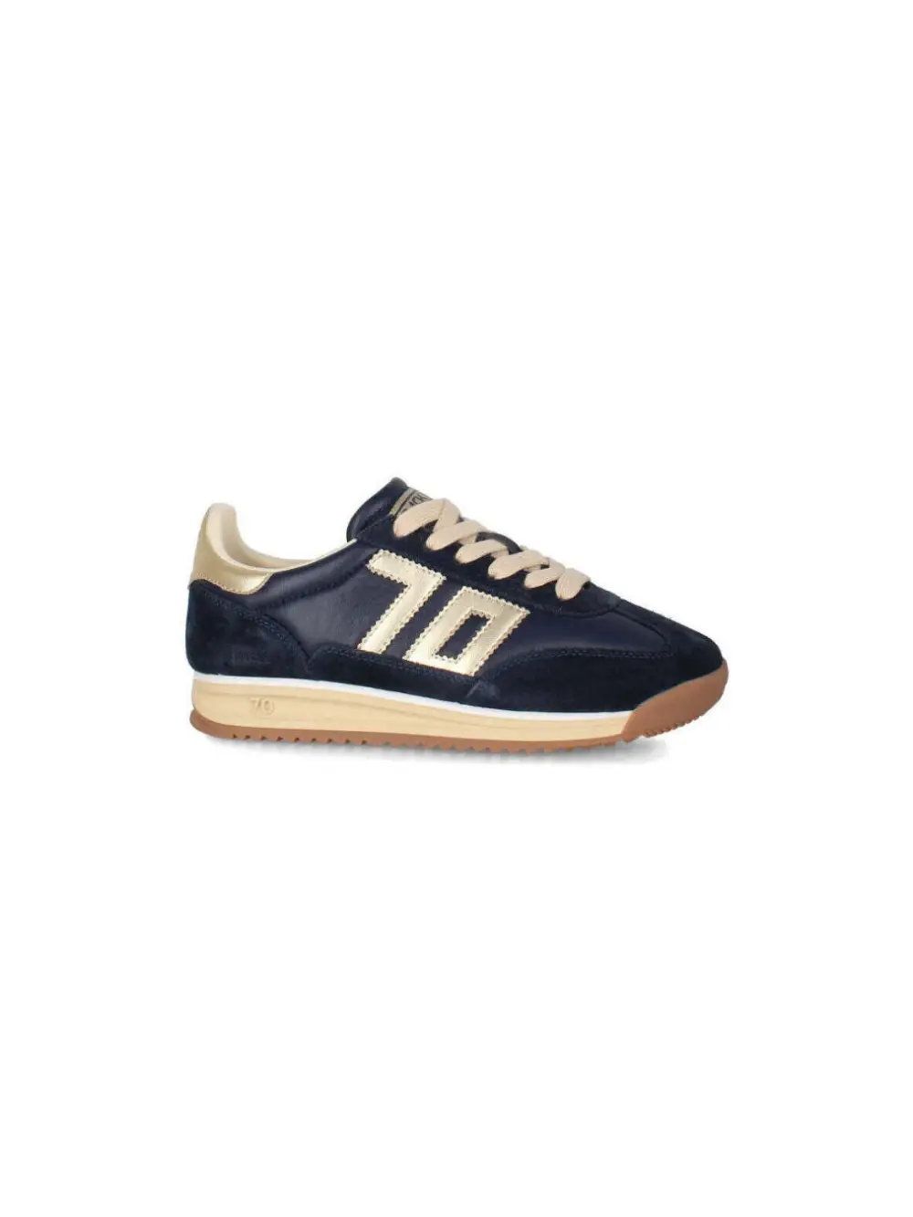 Baskets bleu marine et beige – Back 70