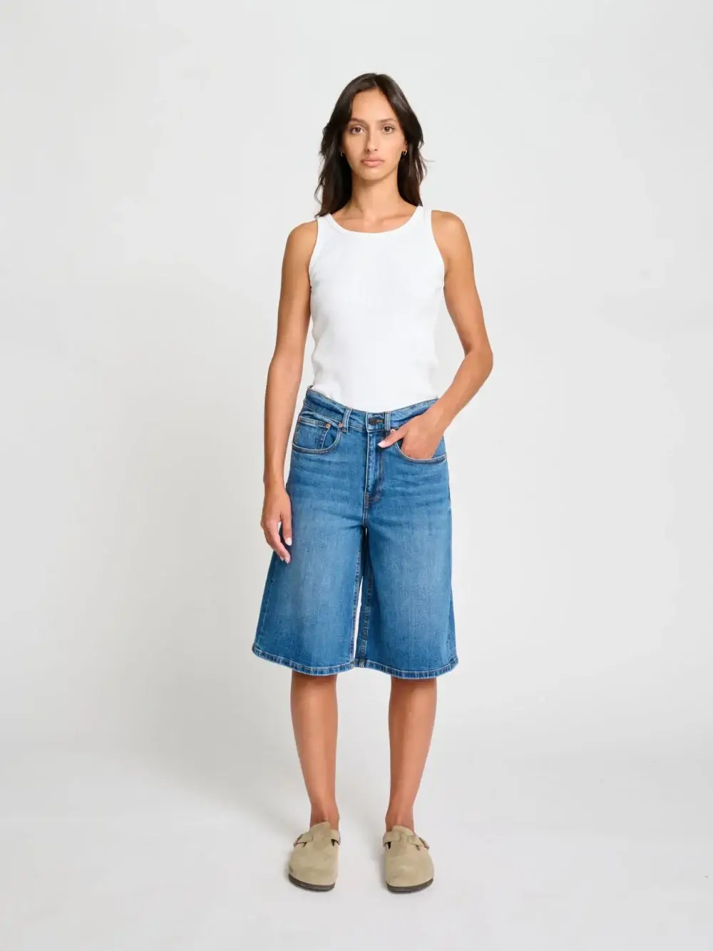 Bermuda Ponny bleu denim délavé – Red Legend