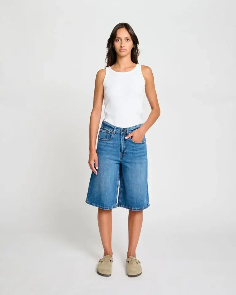 Bermuda Ponny bleu denim délavé – Red Legend