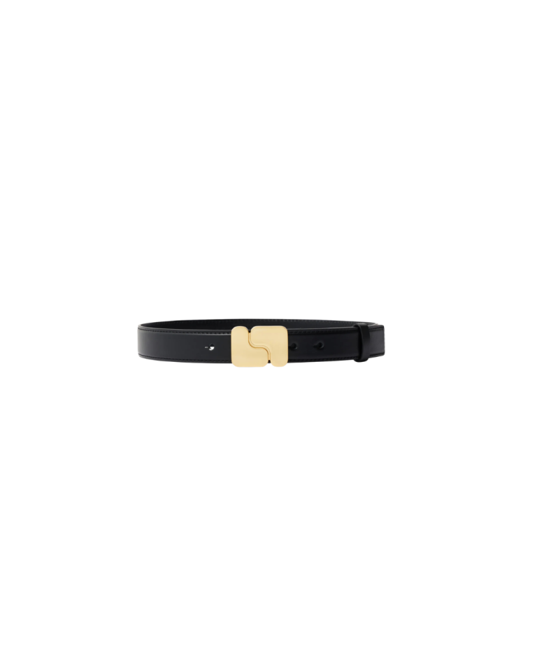 Ceinture Ninon noire en cuir – Soeur