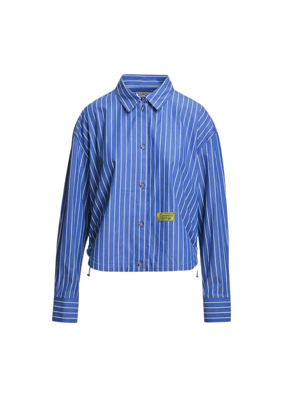 Chemise Kabu courte à rayures bleu ciel et blanc – Essentiel Antwerp