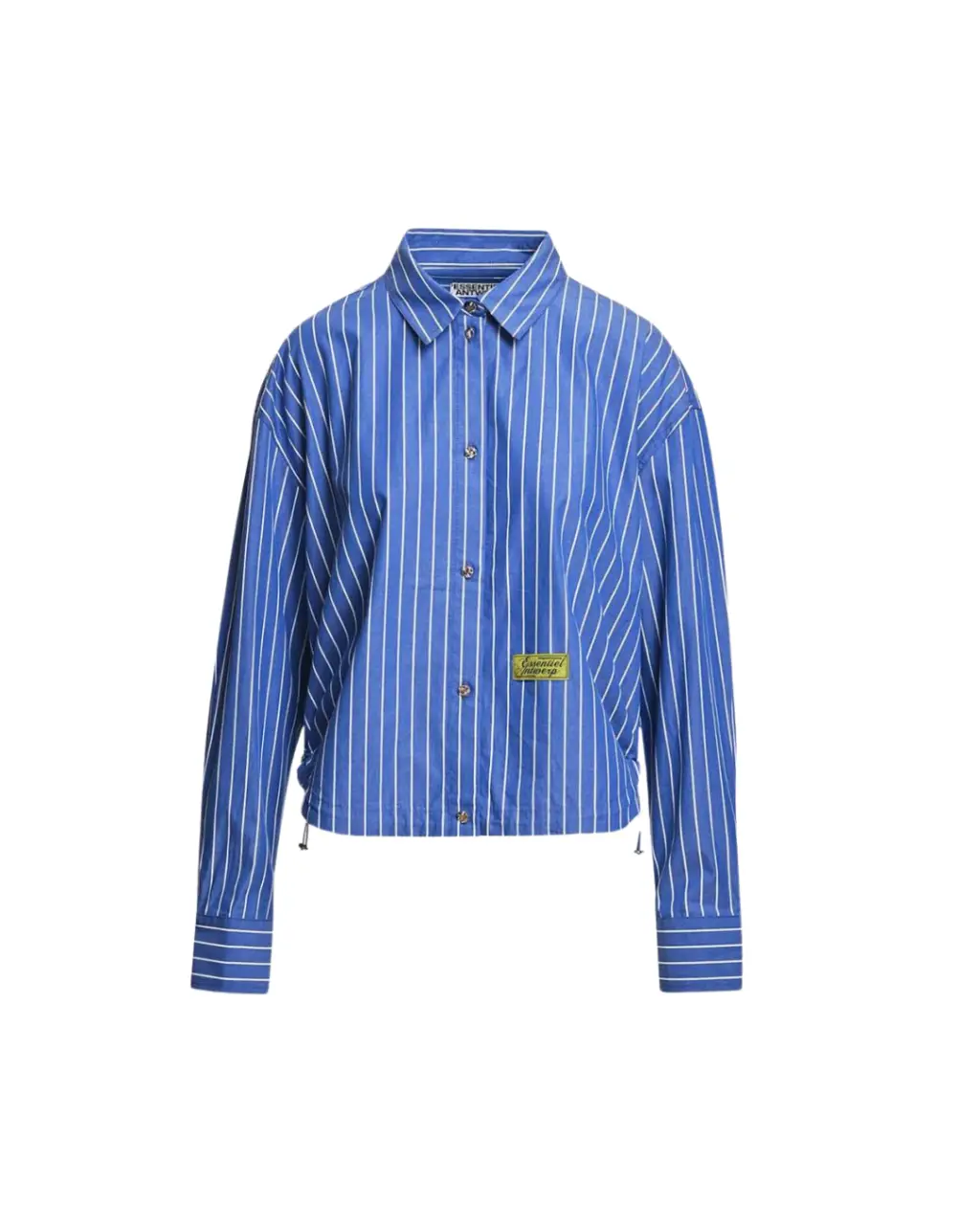 Chemise Kabu courte à rayures bleu ciel et blanc – Essentiel Antwerp
