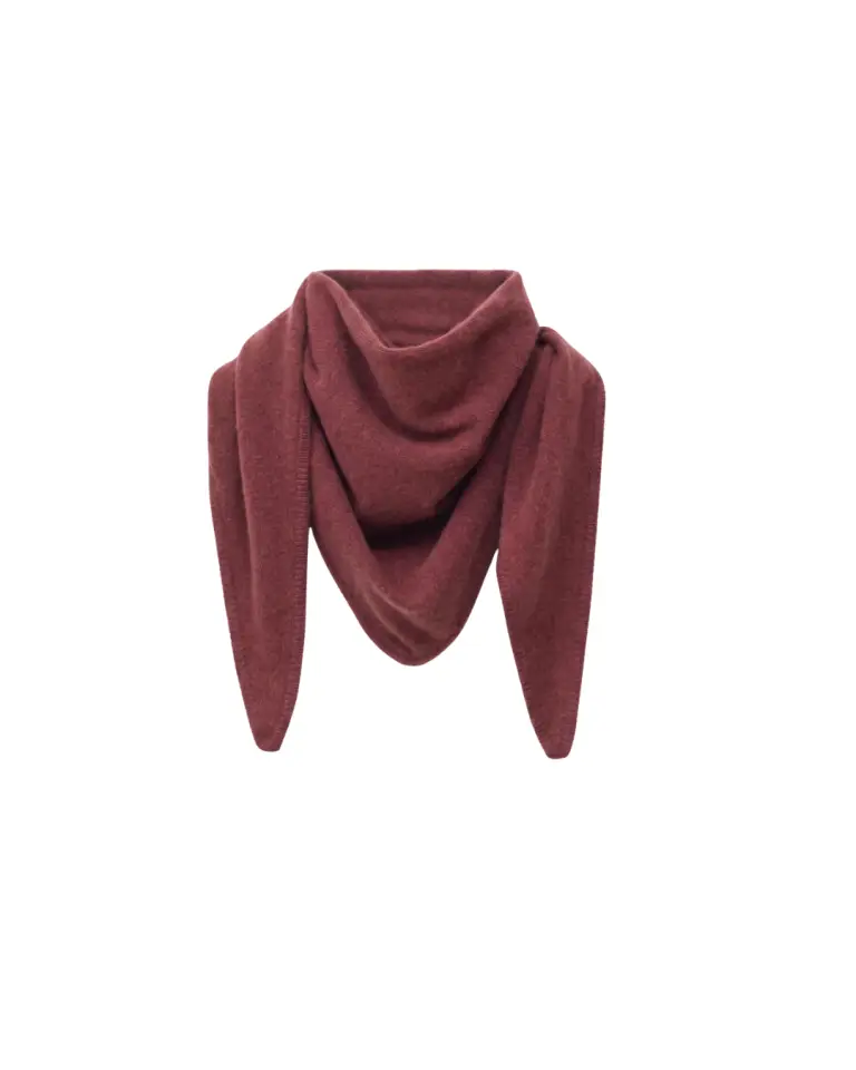 Écharpe Éléonore rose en cachemire – Notshy