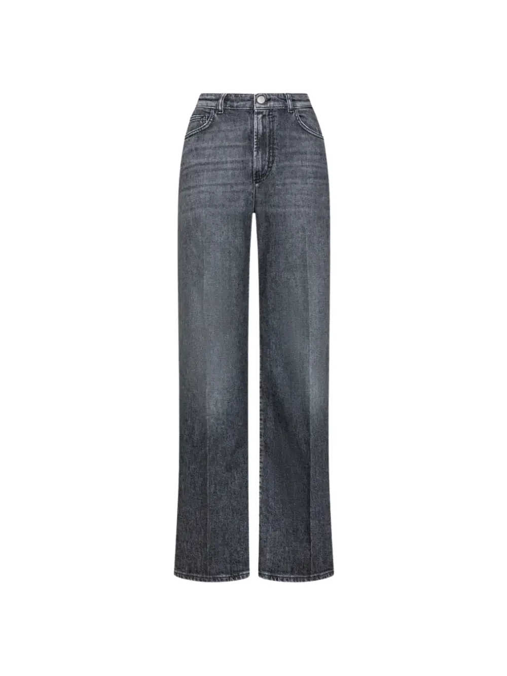 Jean long taille haute gris délavé – Seventy Venezia