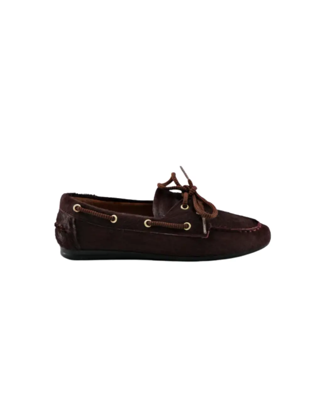 Mocassins Kimana bordeaux et doré – Toral