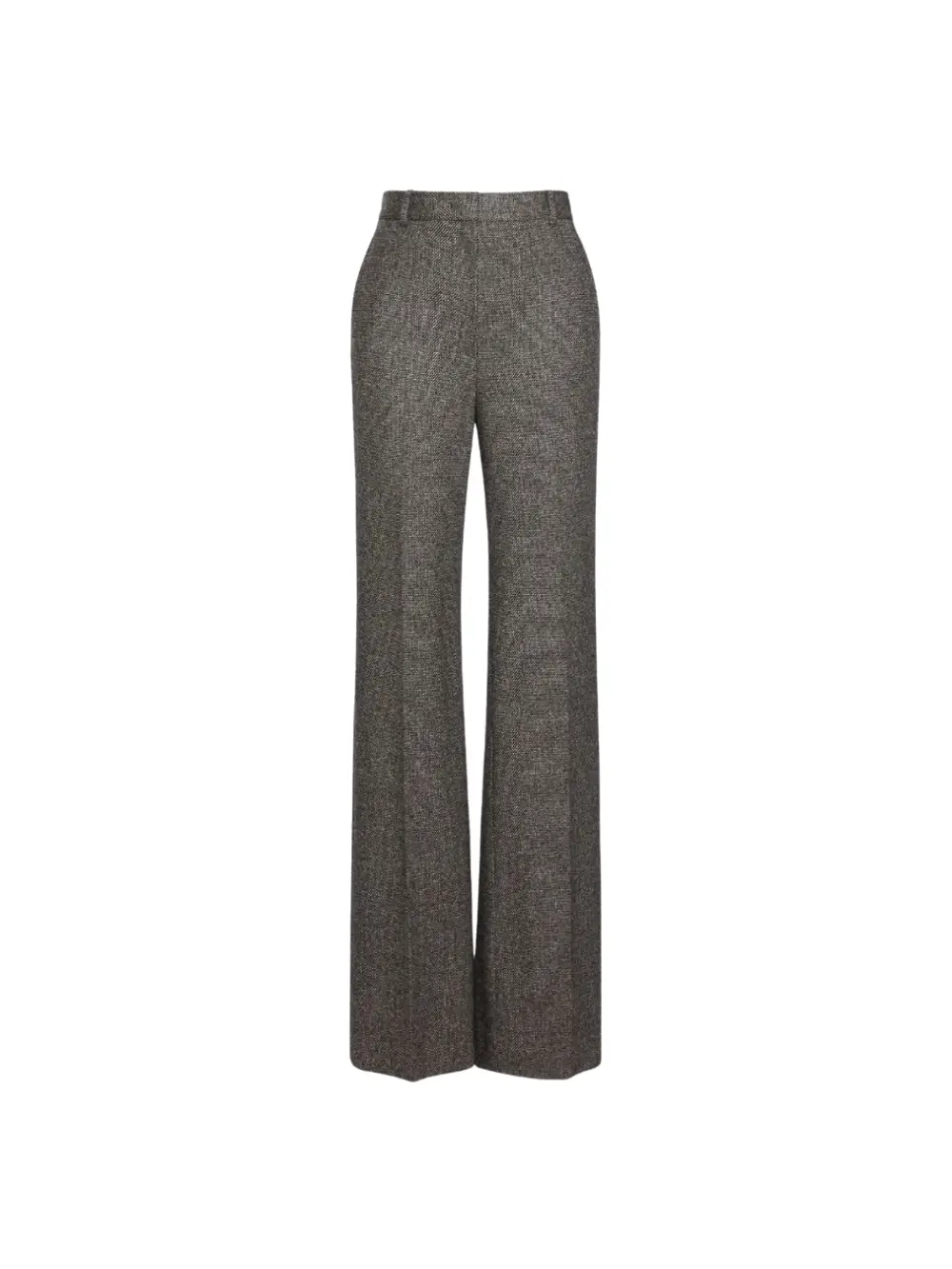 Pantalon Edicola blanc et noir en jersey jacquard – Max Mara Studio