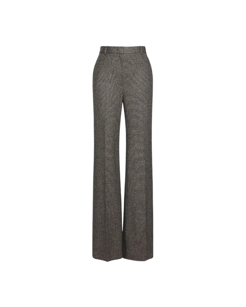 Pantalon Edicola blanc et noir en jersey jacquard – Max Mara Studio