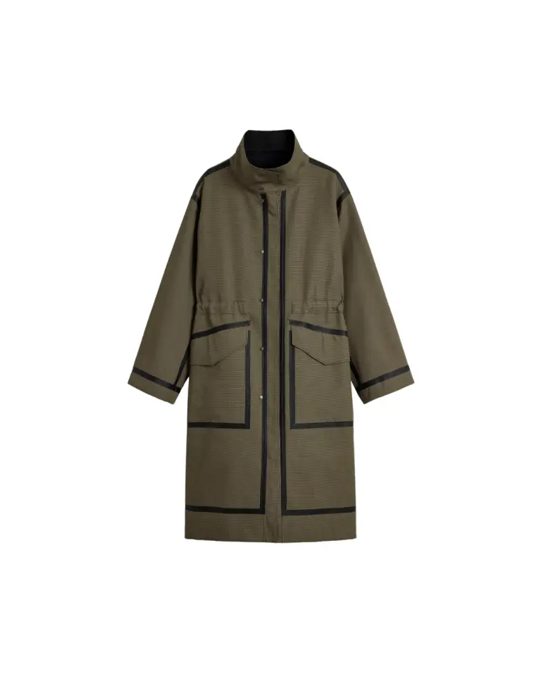 Parka Luce réversible noire et beige – Soeur