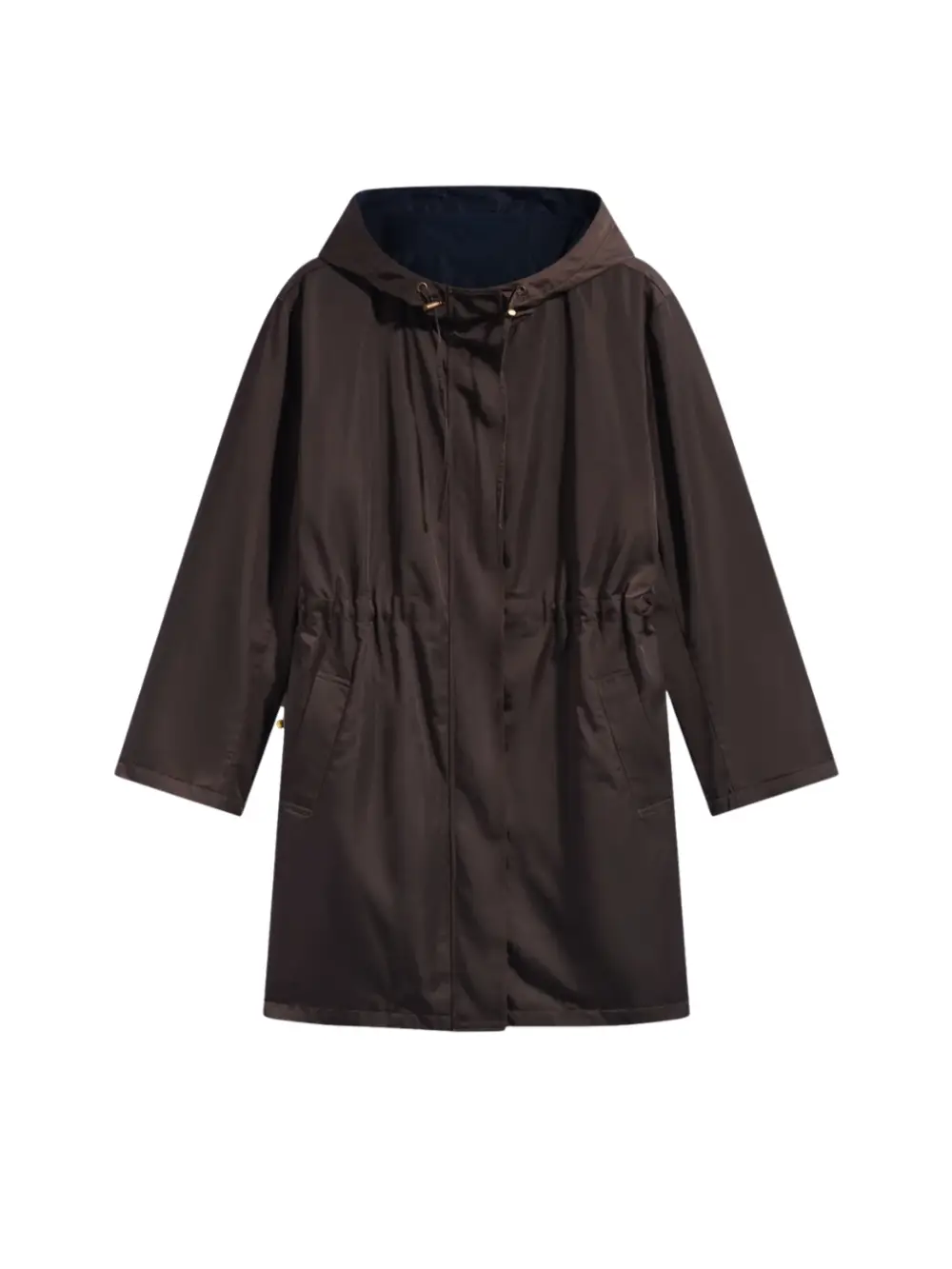 Parka Velia réversible marron et bleu marine – Gérard Darel