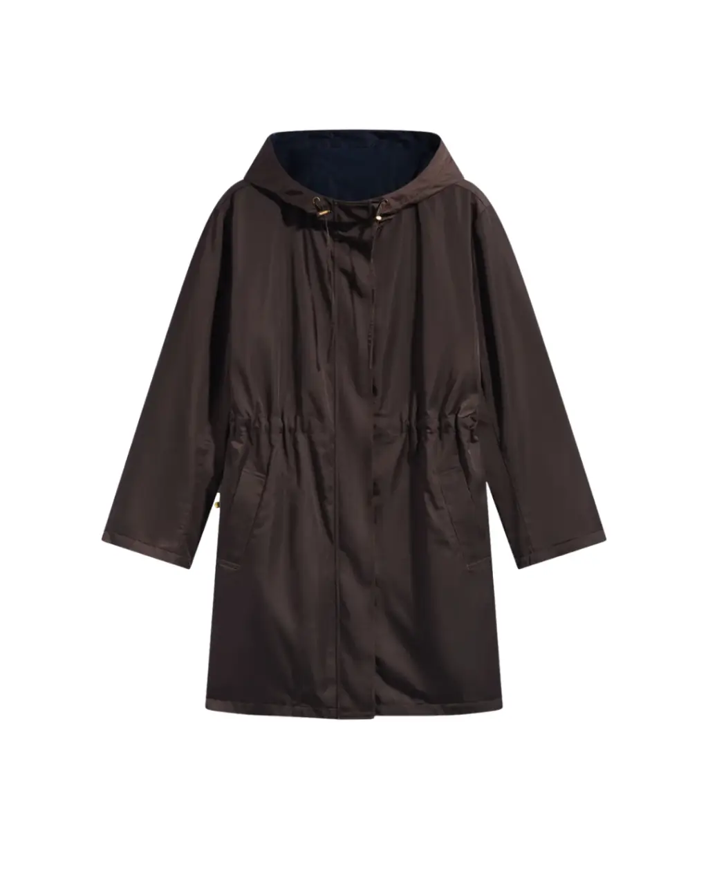 Parka Velia réversible marron et bleu marine – Gérard Darel