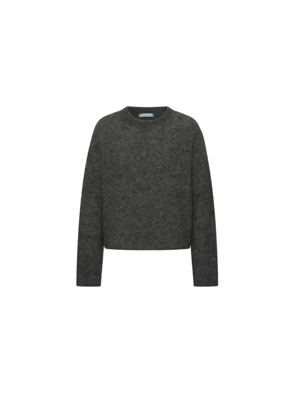Pull Vasile marron mousse en alpaga et mohair – By-Bar