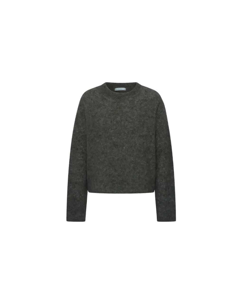 Pull Vasile marron mousse en alpaga et mohair – By-Bar