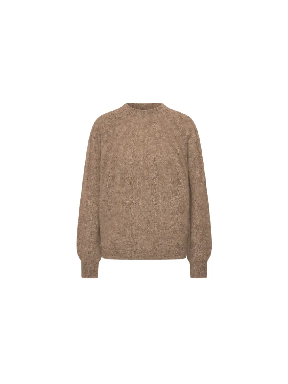Pull Zoe beige biscuit chiné en alpaga – By-Bar
