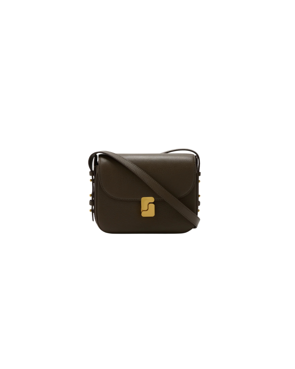 Sac Bellissima Mini kaki foncé en cuir grainé – Soeur