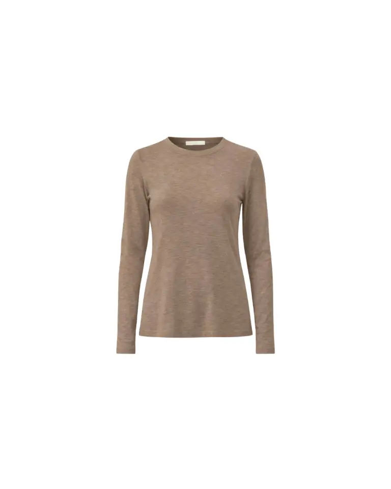 Top Moky beige biscuit manches longues – By-Bar