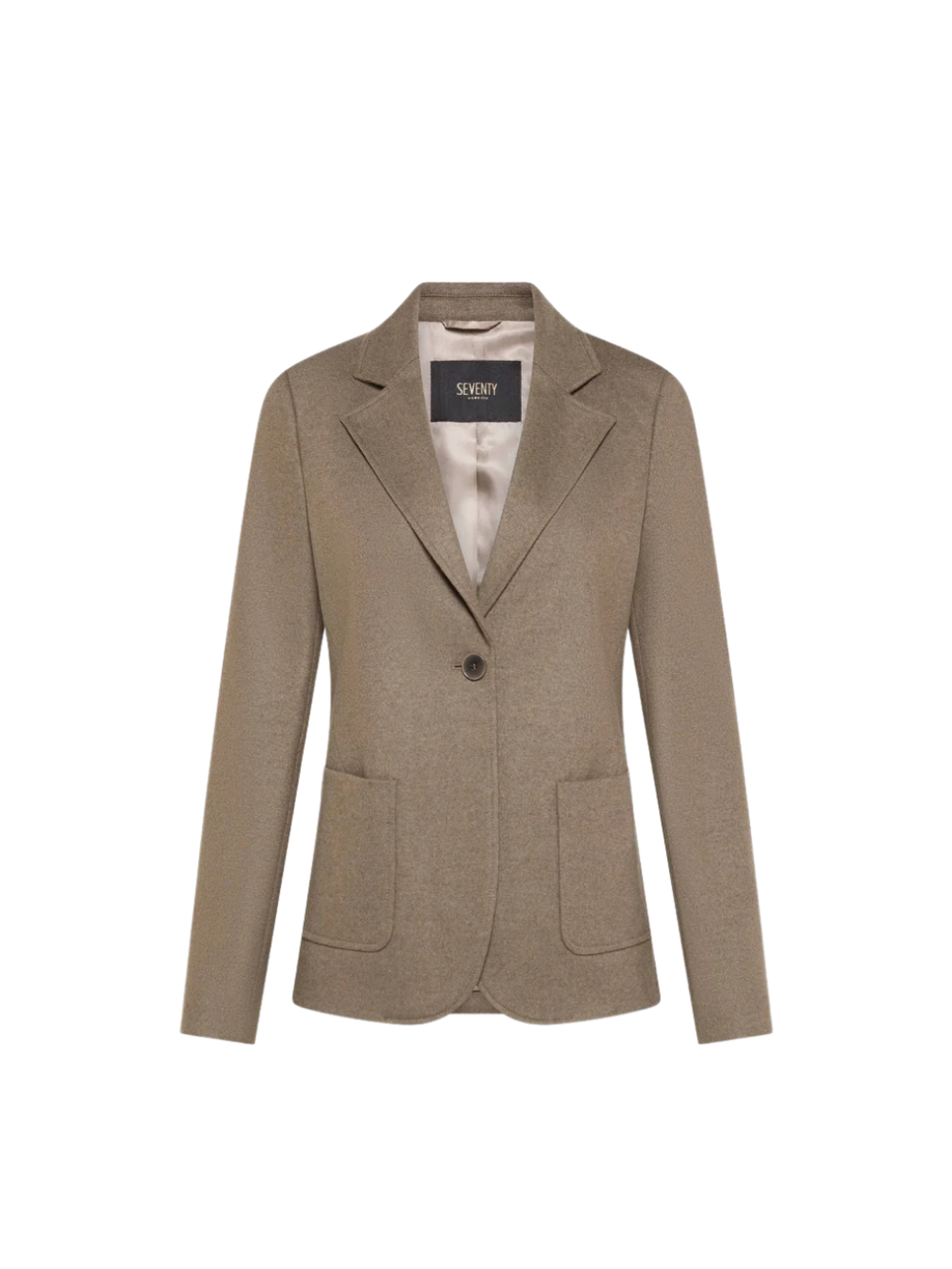Veste blazer en flanelle taupe – Seventy Venezia