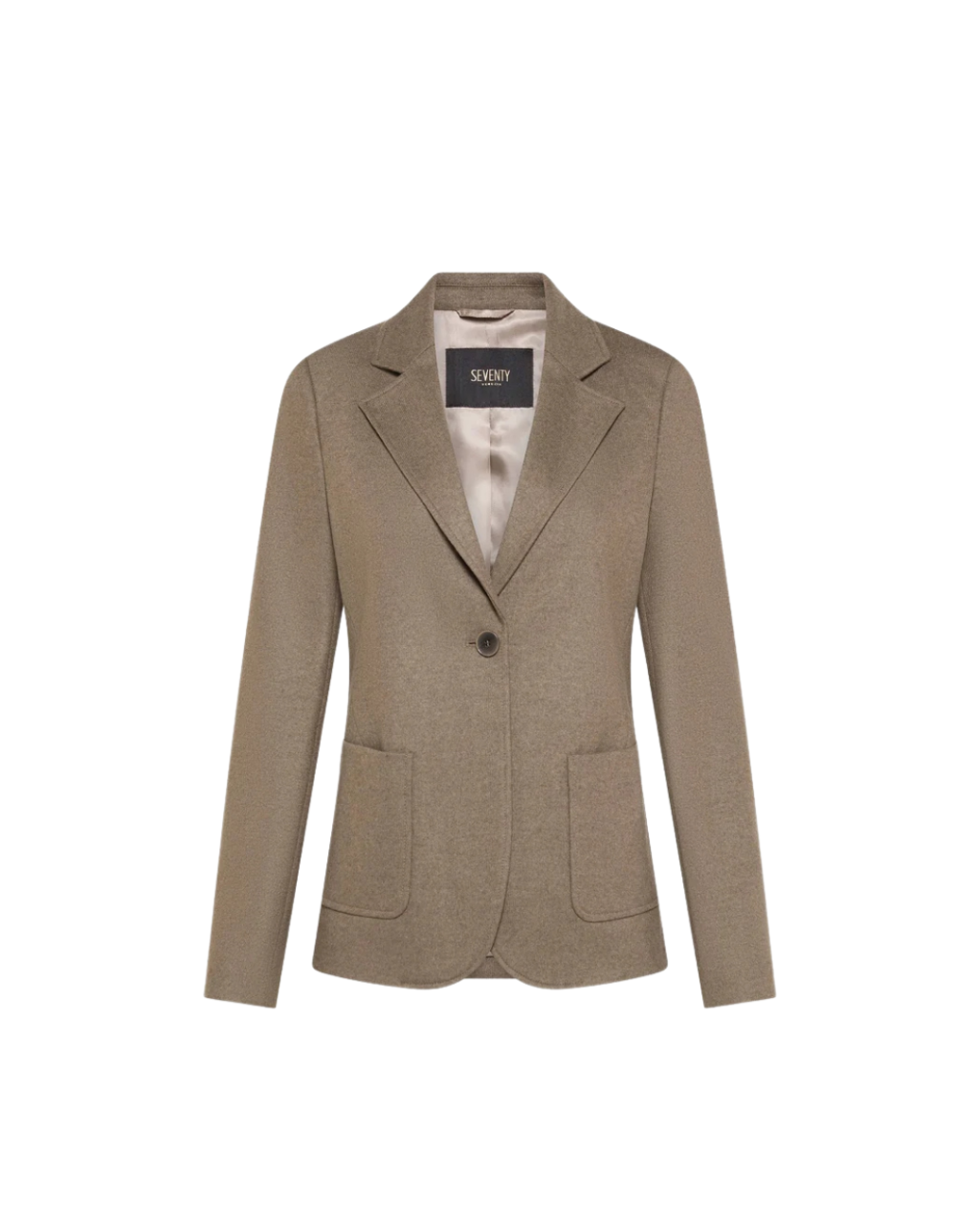 Veste blazer en flanelle taupe – Seventy Venezia