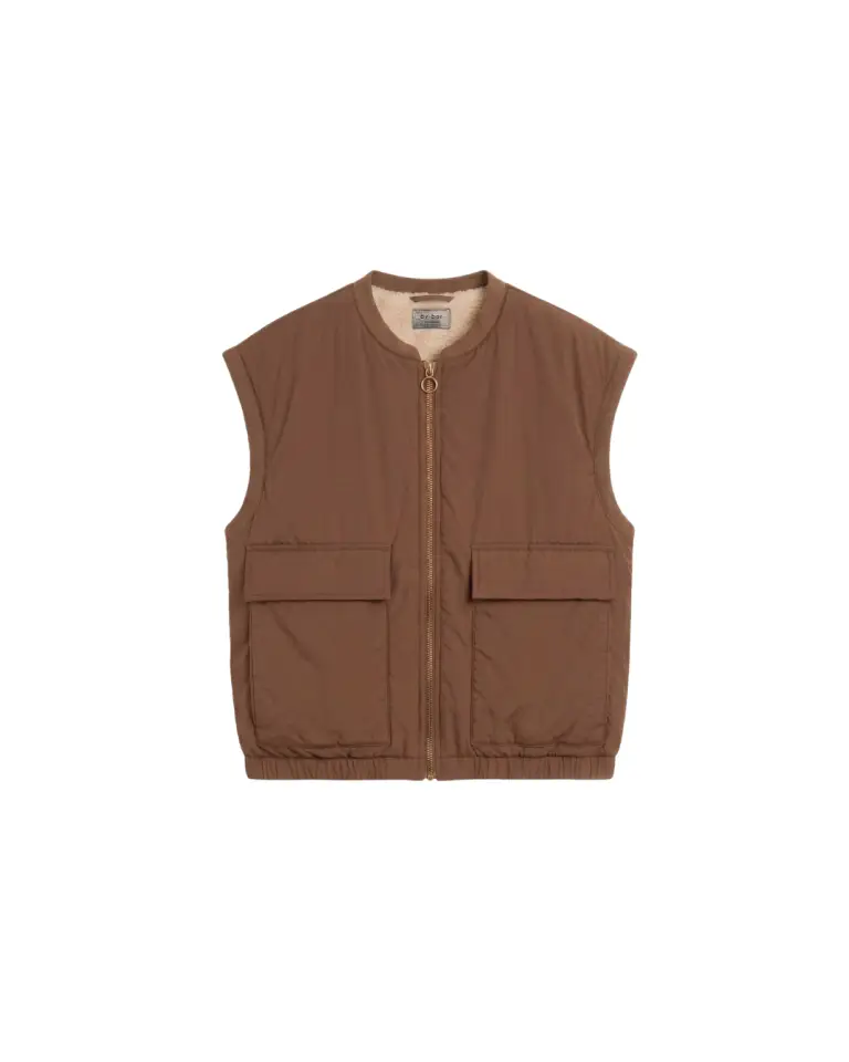 Veste sans manches Gio noisette – By-Bar