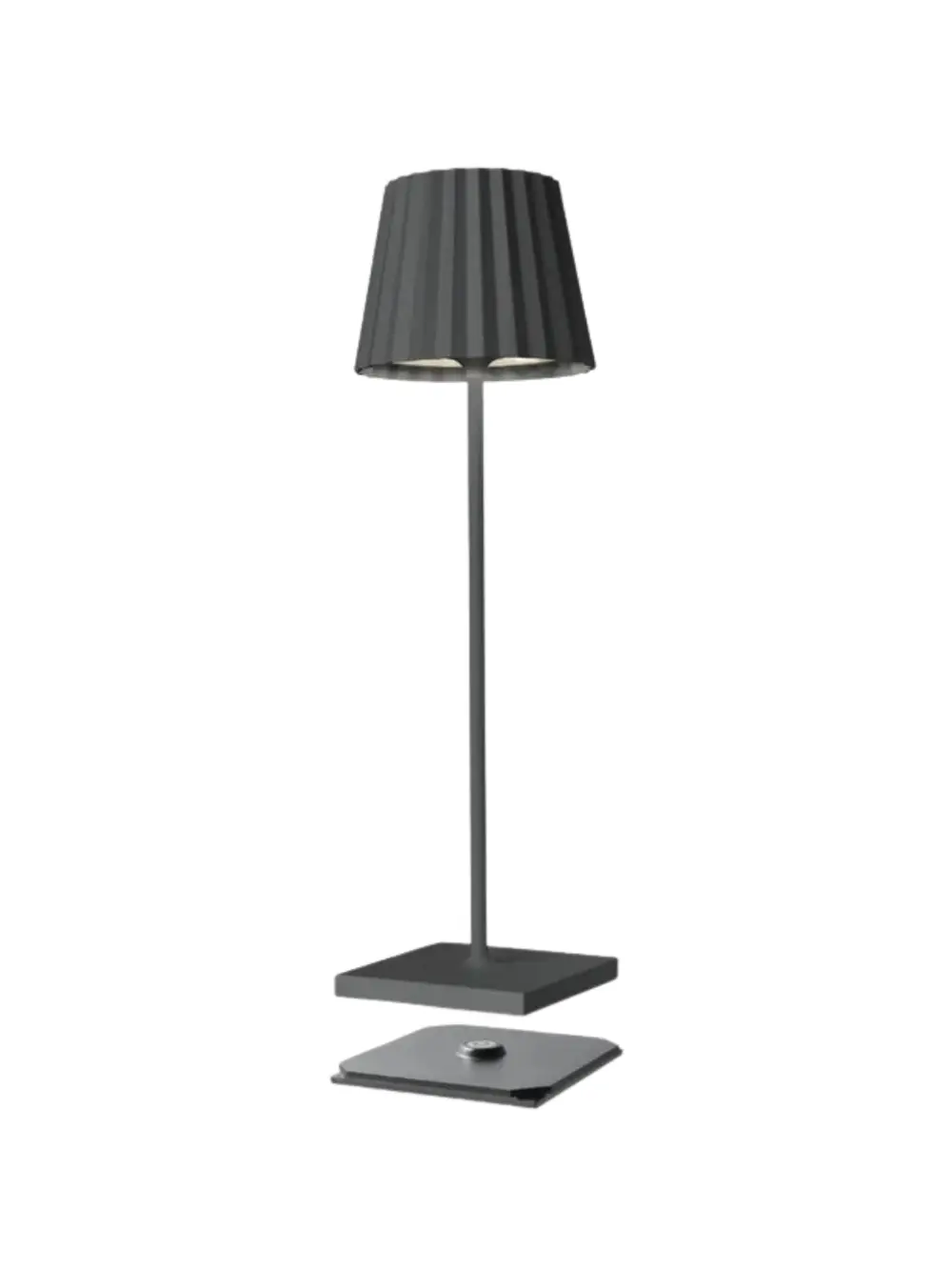 Lampe de table rechargeable TROLL 2.0 anthracite – Sompex